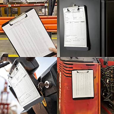 Officemate Magnetic Clipboard with Low Profile Clip, Black, Recycled Plastic (83215) - Image 6