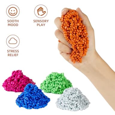 Magnetic Balls, Crags Fidget Ferrite Toys, Fidget Toys Adults, Over 600 Weak Magnetic Ferrite Stones in a Metal Tin, Fidget Toys for Adults, Boys, Girls - Image 2