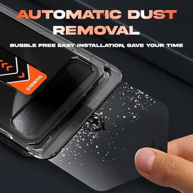 chubbycable SpyBlocker - 2 PCS Military-Grade Privacy Screen with Magic Installer & Self-Cleaning Adhesive, Anti-Spy Screen Protector Compatible with iPhone 16 Pro Max - Image 2