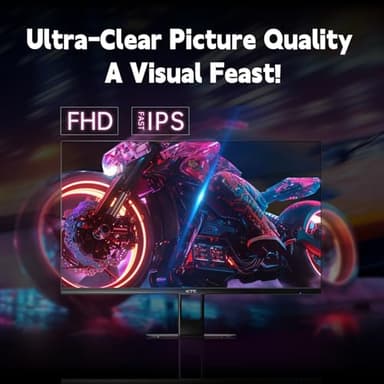 KTC Gaming Monitor 27 inch 180hz 1ms | Fast IPS Screen 1080p Monitor|2 x HDMI 2.0 &1 x Display Port 1.4 | Support Freesync and Wall Mount | 108% sRGB with HDR 10 - Image 3