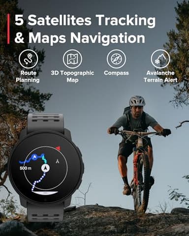 SUUNTO 9 Peak Pro GPS Sports Watch, Up to 30 Days Long Battery Life, 95+ Multisport Watch w/Training Workout Analysis,Advanced Health & Recovery Support, Wrist Heart-Rate Measurement, Black - Image 4