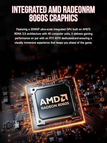 GMKtec EVO-X2 AI Mini PC Ryzen Al Max+ 395 (up to 5.1GHz) Mini Gaming Computers, 128GB LPDDR5X 8000MHz (16GB*8) 2TB PCIe 4.0 SSD, Quad Screen 8K Display, WiFi 7 & USB4, SD Card Reader 4.0 - Image 4