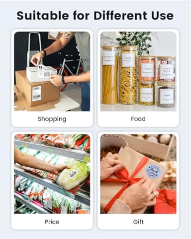 Phomemo Shipping Label Printer, 241BT 4X6 Wireless Thermal Label Printer for Small Business, Labels Printers for Shipping Package, Compatible with iPhone, Android, Amazon, Shopify, UPS, Black - Image 7