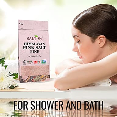 Salt 84 Himalayan Pink Salt, Fine Grain, Non-GMO – Kosher Rock Salt for Cooking – 6 lbs. (6 x 1 Pound Bags) - Image 8