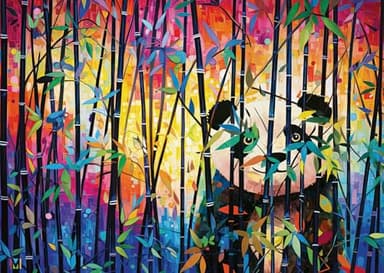 Wonder Forge Peekaboo Panda 1000 Piece Jigsaw Puzzle for Adults | Unique, Perfectly-Fitting Pieces | Fun, Vibrant Imagery | Amazon Exclusive - Image 1