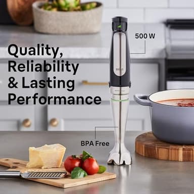 Braun MultiQuick 7 3-in-1 Immersion Blender with Food Processor – Powerful Handheld Electric Stick Blender - Emulsifier for Chopping, Beating & Whisking - Ideal for Soup, Puree, Smoothies & More - Image 5