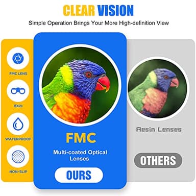 LET'S GO! Best Toys for 3-8 Year Old Boy, Easter Compact Waterproof Binocular for Kids Boys Brithday Christmas Stocking Stuffers for Kids 8-12 Gifts for 5-7 Year Old Boy Toys - Image 5