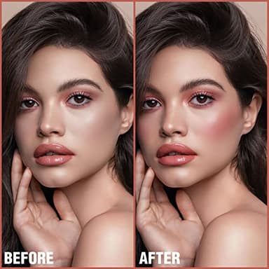 FOCALLURE Cream Blush Makeup,Buildable Blush Stick for Cheeks,Matte and Dewy Finish,Long Wearing,Easy Application,Lightweight Multi Stick,ROSE MARBLE - Image 4