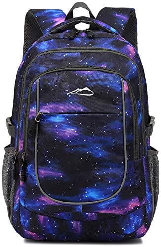 ProEtrade Backpack Bookbag for College Travel Business Hiking Fit Laptop Up to 15.6 Inch (Galaxy C) - Image 1
