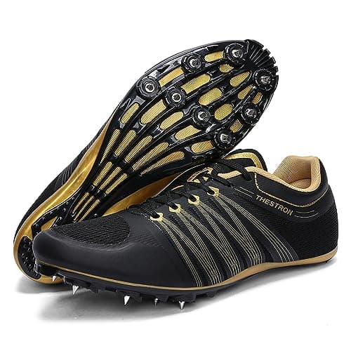 Zakey Track and Field Shoes Men Women Kids Spikes Sneakers Track Race Jumping Sneakers Girls Professional Running Nail Spikes Shoes Boys … - Image 1