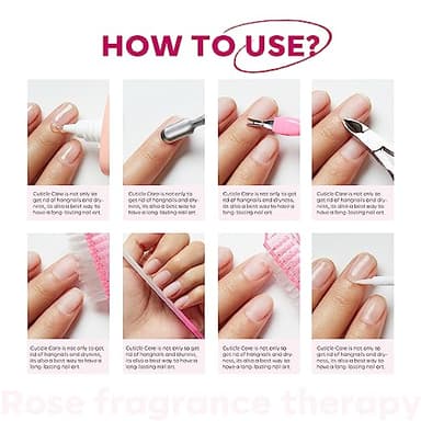 Modelones Cuticle Remover Kit - Cuticle Remover Cream & Cuticle Oil, Cuticle Care Kit w/Cuticle Trimmer Cuticle Pusher & Cuticle Nipper for DIY Nail Manicure, Removedor de Cuticula for Nail Care - Image 7