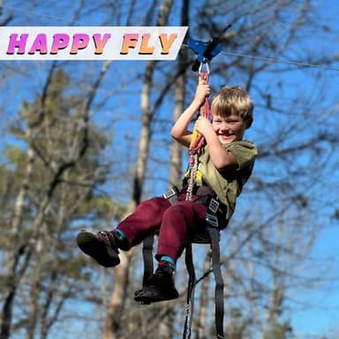 Zipline for Kids and Adult, Zip line Kits for Backyard with Stainless Steel Spring Brake, Cable Tensioning Kit, Safety Harness, 2 Tree Protectors and Full Set of Zip line Accessories - Image 5