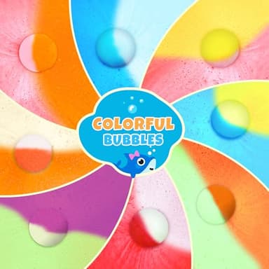 48pcs Bath Bombs for Kids with Toy Inside, Organic Colorful Bubble Bath for Kids Safe, Best Birthday, Party, Easter Bath Bombs Gift Set for Girls and Boys - Image 6