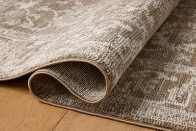 Loloi Magnolia Home by Joanna Gaines Pace Collection PAC-01 Bark/Natural 9'-6" x 12'-3" Area Rug - Image 5