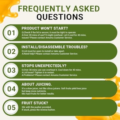 AMZCHEF Juicer Machines, 5.3" Extra Self-Feeding Cold Press Juicer for Whole Vegetable & Fruit, Juice Extractor Machine with Large Auger & Triple Strainers, Easy to Clean, High Juice Yield, Grey - Image 7