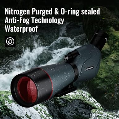 25-75x70 Spotting Scope - Spotter Scopes with Tripod Phone Adapter Waterproof HD Scope for Bird Watching Wildlife Scenery - Image 4
