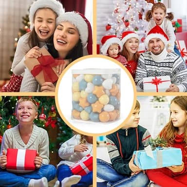 GOGOSO Ball Pit Balls,Plastics Balls for Ball Pit, Stars Hearts Shape for PastelBall for Toddlers Kids, Stars and Hearts Creamy Yellow+Blue,100pcs - Image 4