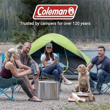 Coleman 4-Person Sundome Dark Room Dome Camping Tent - Image 9