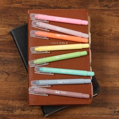 Mr. Pen- Gel Highlighters, 8 Pack Assorted Colors, No Bleed, Bible Markers - Image 7
