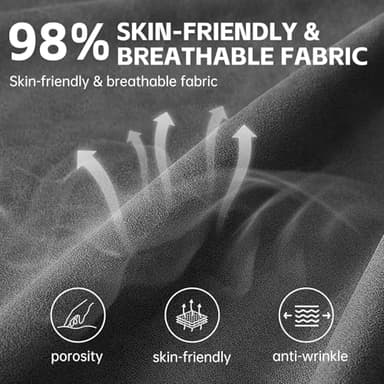 HapGIFT Gaming Chair, Computer Chair with Massage Lumbar Support, Ergonomic Gaming Chair with Footrest, High Back Adjustable Technical Fabric with Headrest, Gamer Chair for Adults (Black-White) - Image 6