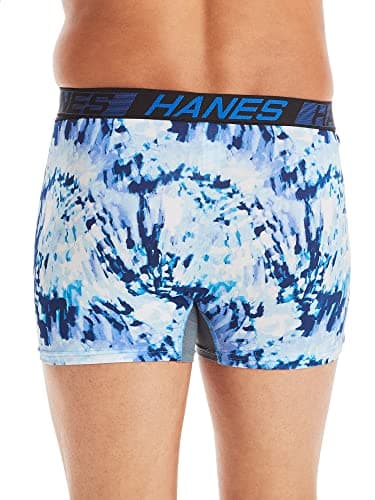 Hanes mens Total Support Pouch Men's Boxer Briefs Pack, Anti-chafing, Moisture-wicking Underwear With Cooling ( Trunks, Trunk - Assorted, Large US - Image 3