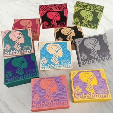 SubSahara Authentic African Net Sponge - 2 Pieces Exfoliating Scrubber for All Skin Types, Bath Sponge for Face & Body, Travel Portable, Durable, Gentle Exfoliation (Dark Blue & Forest Green) - Image 6