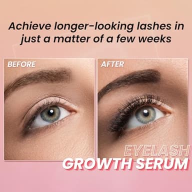Tinclen Eyelash Growth Serum with Advanced Formula Eyelash Enhancing serum for Longer Thicker and Fuller Lashes Lash Serum Gentle & Vegan Eyelash Conditioner 0.17 Fl Oz (5mL) - Image 5