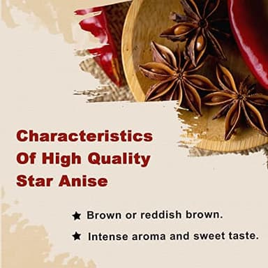 52USA Star Anise, 16 Ounce (Pack of 1), NON-GMO Verified Chinese Star Anise Whole, Dried Star Anise Pods for Tea and baking - Image 5