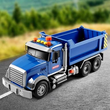 Dwi Dowellin Toddler Trucks Toys for Boys Age 3-5,Big Dump Truck with Lights and Sounds,Kids Boy Toys Christmas Birthday Gift Car - Image 7