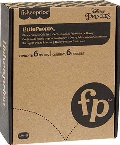 Fisher-Price Disney Princess Gift Set by Little People, 6 Character Figures for Toddlers and Preschool Kids Ages 18 Months to 5 Years (Amazon Exclusive) - Image 2