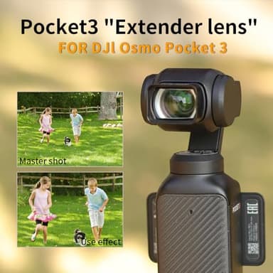 2X Magnification Lens for Pocket 3, Long Distance Photography Telephoto Lens, Portable Magnetic Lens Filter for Pocket 3 - Image 4