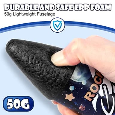 Rocket Launcher for Kids, Self Launching Motorized Air Rocket Toy, Outdoor Toys for Ages 8-12, Model Rockets with Parachute Safely Land, Spaceship Launch up to 200 ft Birthday Gifts for Boys - Image 5