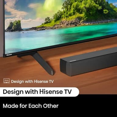 Hisense 5.1 Ch 510W Soundbar with Wireless Subwoofer and 2 Rear Surround Speakers, Dolby Digital Plus and DTX Virtual:X, HDMI eARC, Bluetooth - R651 (Renewed) - Image 2