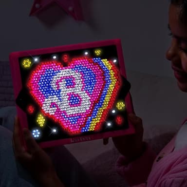 Lite Brite Super Bright HD, Barbie Edition - Creative Retro Light-Up Screen – Educational Play for Children, Enhances Creativity, Gift for Girls and Boys Ages 6+ - Image 5