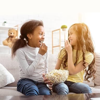 Nostalgia Vintage Hot-Air Popcorn Maker Machine - Makes Up to 12 Cups - Oil-Free - Healthier Popcorn - Classic Stand-Up Cart With Wheels - Includes Kernel Measuring Cup - White & Red - Image 6