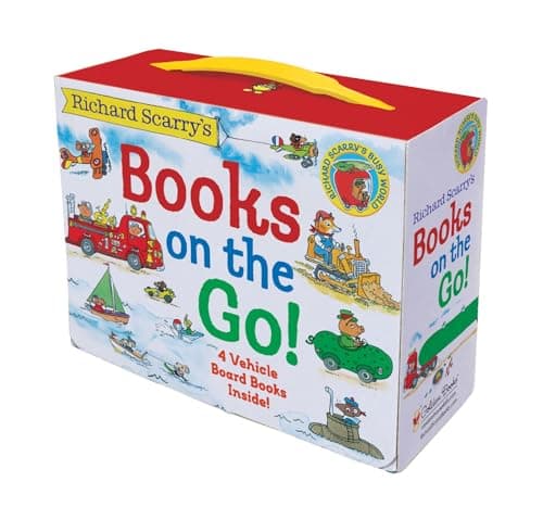 Richard Scarry's Books on the Go: 4 Board Books - Image 1