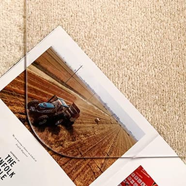 [Upgraded Version] Crystal Clear 1/5" Thick 47" x 35" Heavy Duty Hard Chair Mat, Can be Used on Carpet or Hard Floor - Image 5