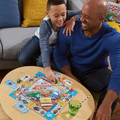 Monopoly Junior Trucks Edition Board Game for Kids Ages 5+, 2-4 Player Kids Games (Amazon Exclusive) - Image 11