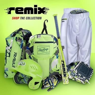 Rawlings | REMIX T-Ball & Youth Baseball Glove | Right Hand Throw | 9" | Green - Image 7