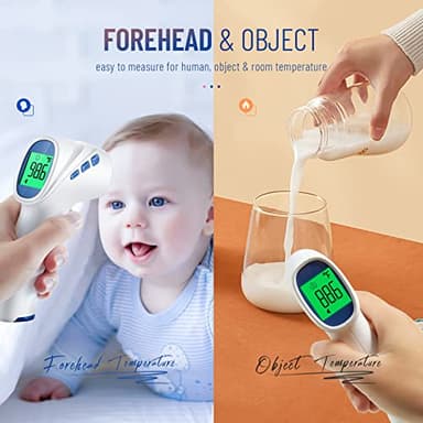 Forehead Thermometer for Adults and Kids, Digital Baby Thermometer with Fever Alarm, Fast Accurate Results, Home Medical & Nurse Essentials - Image 5