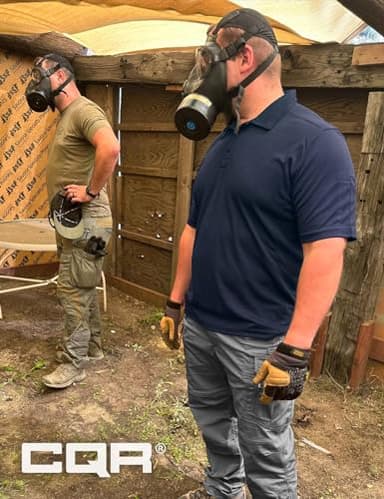 CQR Men's Polo Shirts, Tactical Short Sleeve Golf Performance Shirts, Lightweight Dry Fit UPF 50+ Pique, Frost Essential Police Navy, Large - Image 6