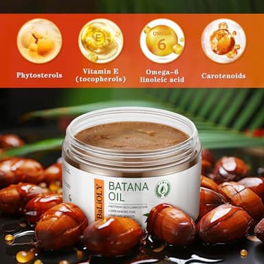 BaLiOLY Batana Oil for Hair Growth - Dr Sebi Organic Raw Botana Oil - 100% Pure Natural Unrefined Batana Hair Mask from Honduras - Prevents Hair Loss, Enhances Thickness, Repairs Split Ends - Image 3