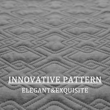 fuguitex Waterproof Dog Bed Cover Dog Blanket for Pet Furniture Bed Couch Sofa Reversible Linen Texture(52"*82",Dark Grey+ Light Grey - Image 6