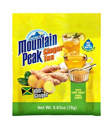 Jamaica Mountain Peak Ginger Instant Tea 10 Sachets - Image 2