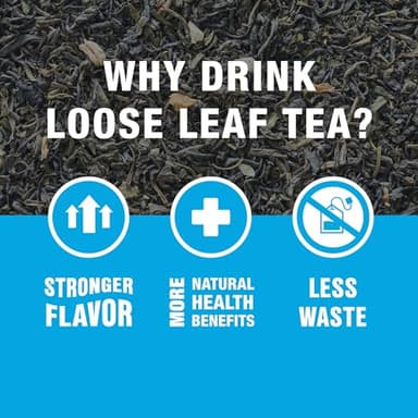 Tiesta Tea - Chinese Jasmine, Loose Leaf, Classic Jasmine Green Tea, Premium Blend, Medium Caffeinated, Make Hot or Iced Brews Up to 200 Cups, 16 Ounce Resealable Bulk Pouch - Image 7