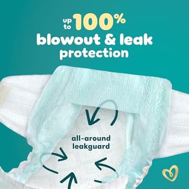 Pampers Swaddlers Disposable Baby Diapers Size 1, 198 Count with Sensitive Water Based Baby Wipes 12 Flip-Top Packs (1008 Wipes Total) - Image 3