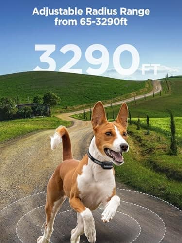 Wireless Dog Fence System, GPS Wireless Dog Collar with 3 Correction Mode, Pet Containment System with AI Smart Signal, Electric Dog Fence Collar for Outdoor Use - Image 7