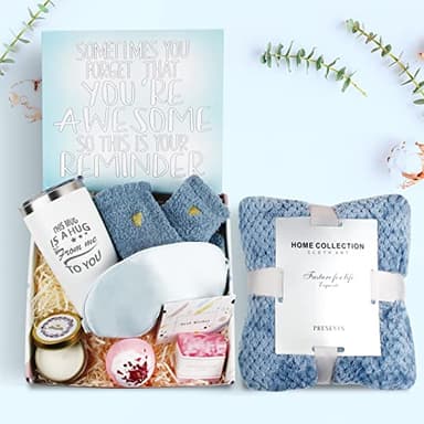 Gifts for Women, Gifts for Mom, Care Package for Women, Relaxing Spa Gift Set, Birthday Baskets, Unique Holiday Gifts Basket for Her, Sister, Mom, Girl Friend, Best Friends - Image 2
