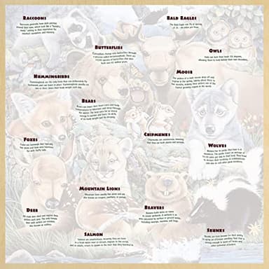 Masterpieces 48 Piece Fun Facts Jigsaw Puzzle for Kids - Forest Friends Wood Puzzle - 12"x12" - Image 4