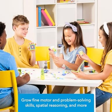 PLUS PLUS - Open Play Set - 300 Piece - Pastel Color Mix, Construction Building Stem Toy, Interlocking Mini Puzzle Blocks for Kids - Image 5